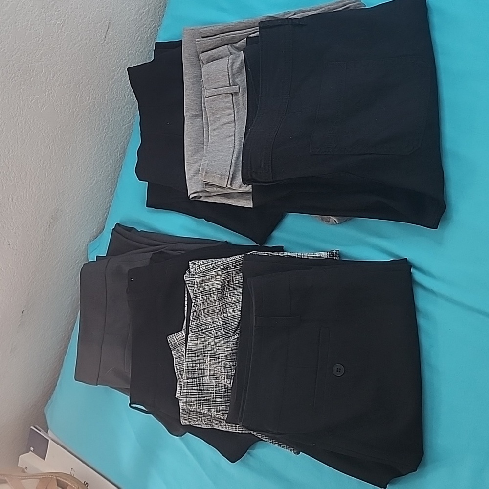Lot of 7 Pairs of Women's Slacks Size 8 and 10